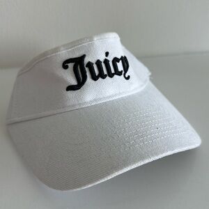 Juicy Couture White Tennis Visor